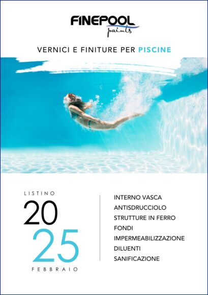 Copertina catalogo Finepool Paints